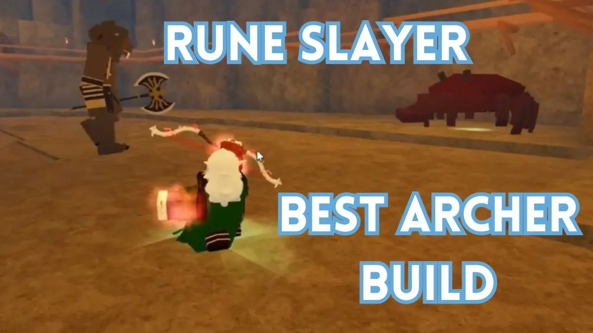 Ar Archer in Rune Slayer is fighting a boss in Rune Slayer
